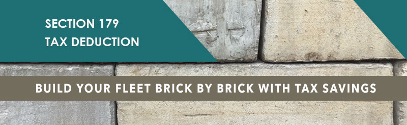 Build Your Fleet Brick by Brick With Tax Savings