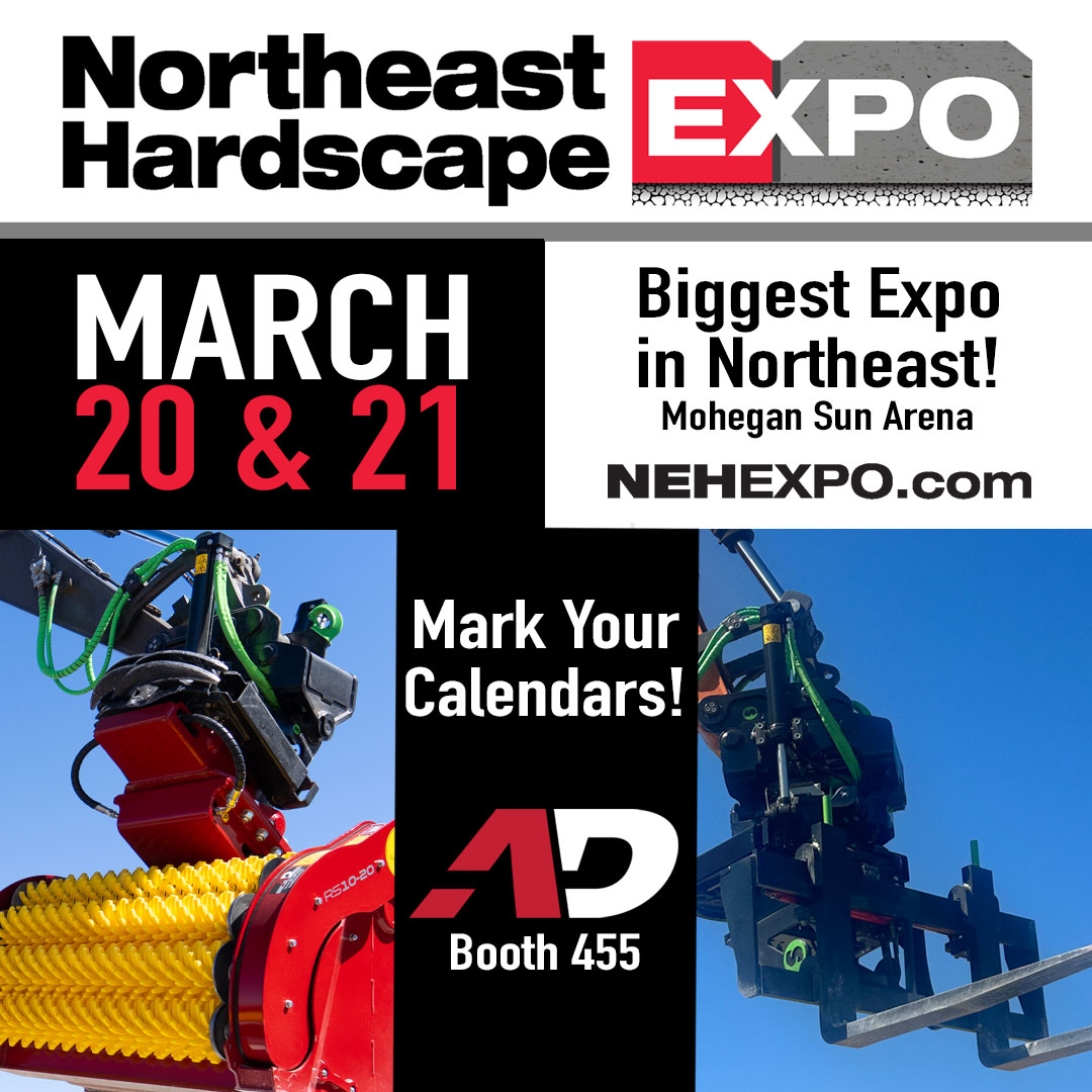 Northeast Hardscape Expo March 20 & 21 2024 at Mohegan Sun Arena